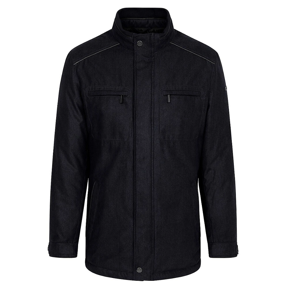 Water-Repellent Leisure Zip-Pocket Jacket