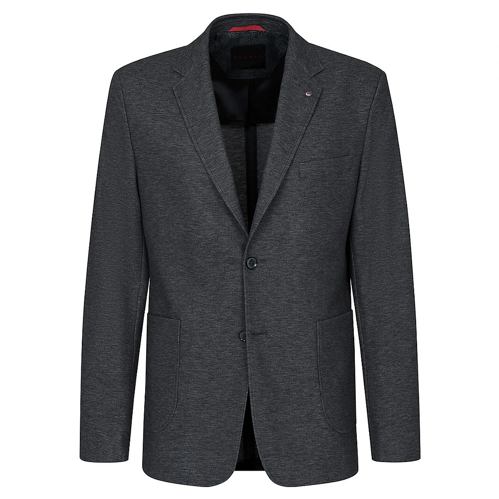 Single-Breasted Stretch-Jersey Sports Jacket