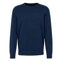 Cotton-Cashmere Crewneck Sweater