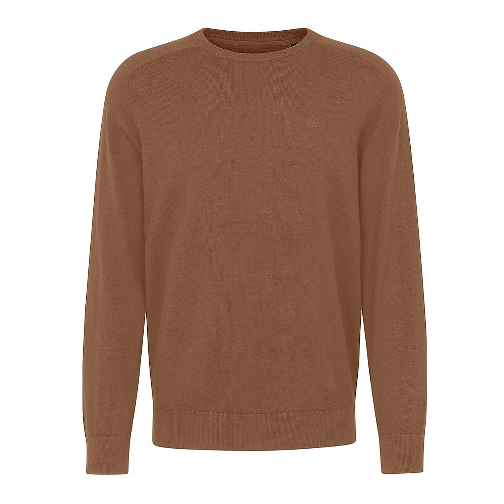 Cotto-Blend Crewneck Sweater