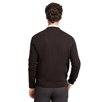 Cotton-Cashmere V-Neck Sweater