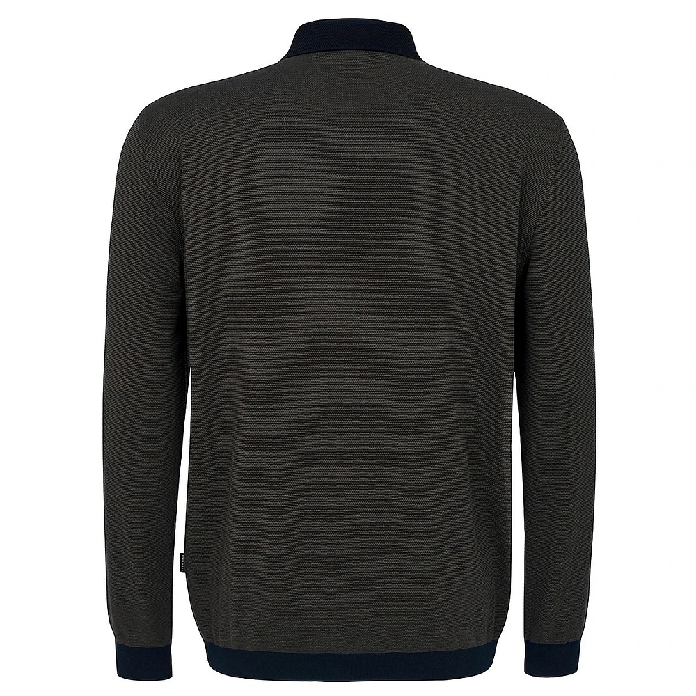 Long-Sleeve Pocket Polo Shirt