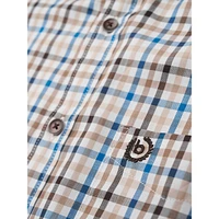 Modern-Fit Easy-Care Plaid Twill Shirt