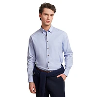 Slim-Fit Button-Collar Easy-Care Shirt