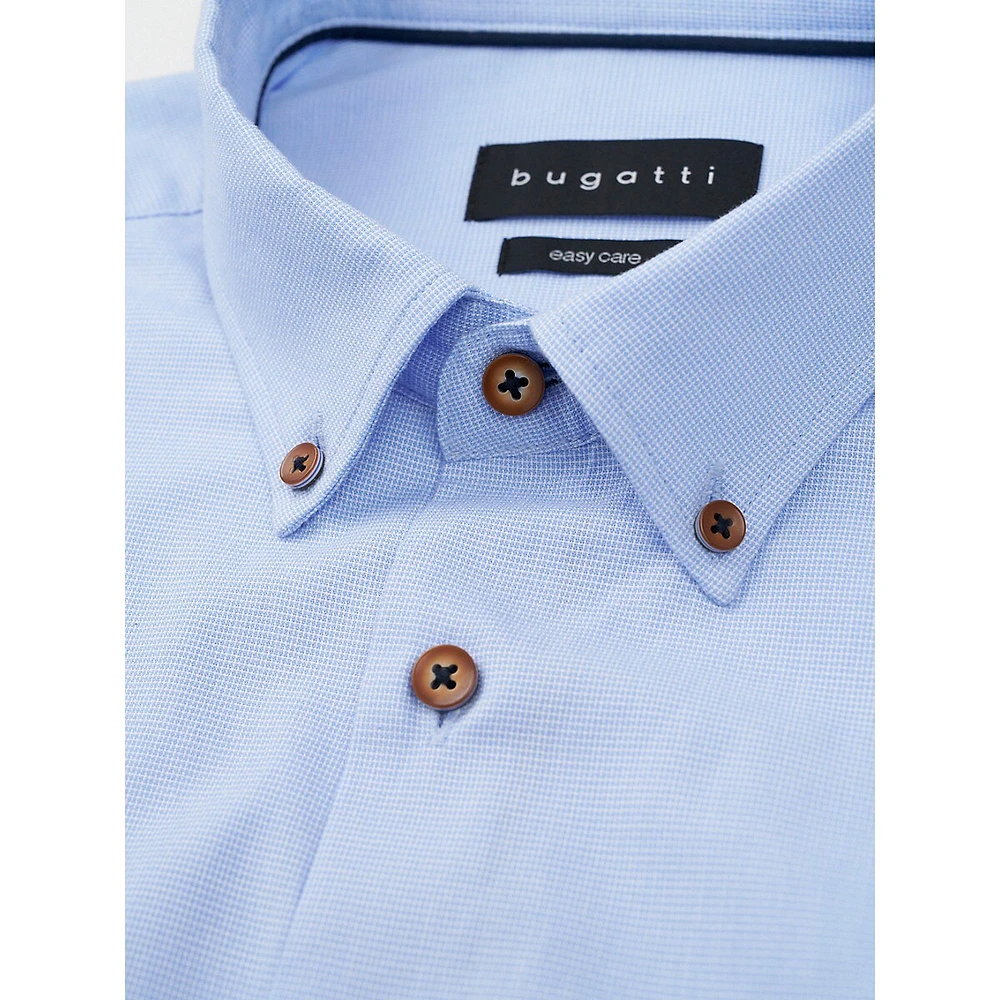 Slim-Fit Button-Collar Easy-Care Shirt