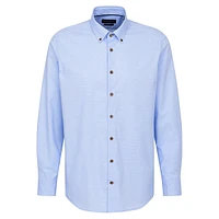 Slim-Fit Button-Collar Easy-Care Shirt