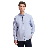 Slim-Fit Button-Collar Easy-Care Shirt