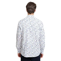 Button-Down Print Oxford Shirt