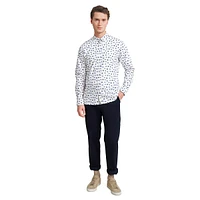 Button-Down Print Oxford Shirt