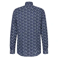 Chemise Oxford boutonnée à imprimé floral