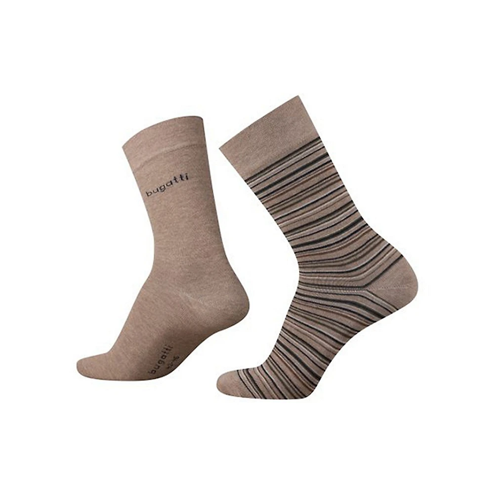 Men's 3-Pair Comfort-Top Crew Socks