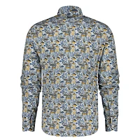 Fish Coral Printed Stretch Shirt