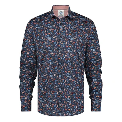 Camping Gear-Print Shirt