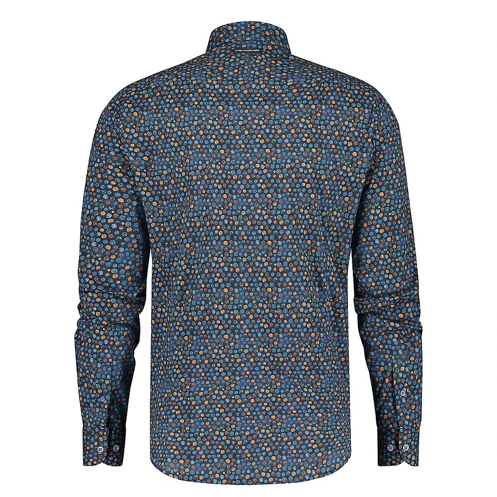 Rounds Printed Stretch Shirt