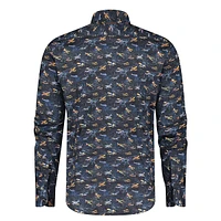 Aeroplanes Printed Stretch Shirt