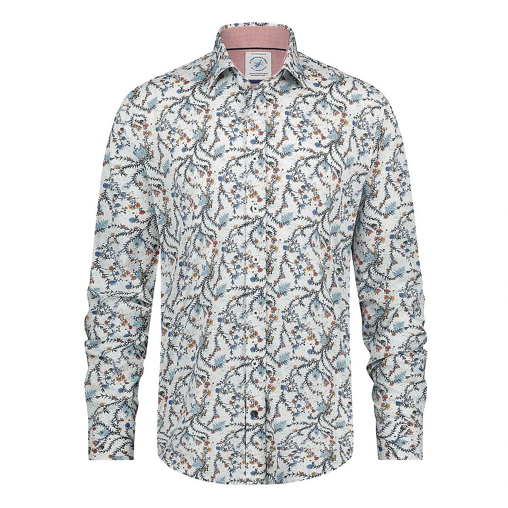 Forest Animals-Print Regular-Fit Shirt