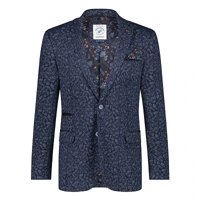 Pique Leafs Regular-Fit Blazer