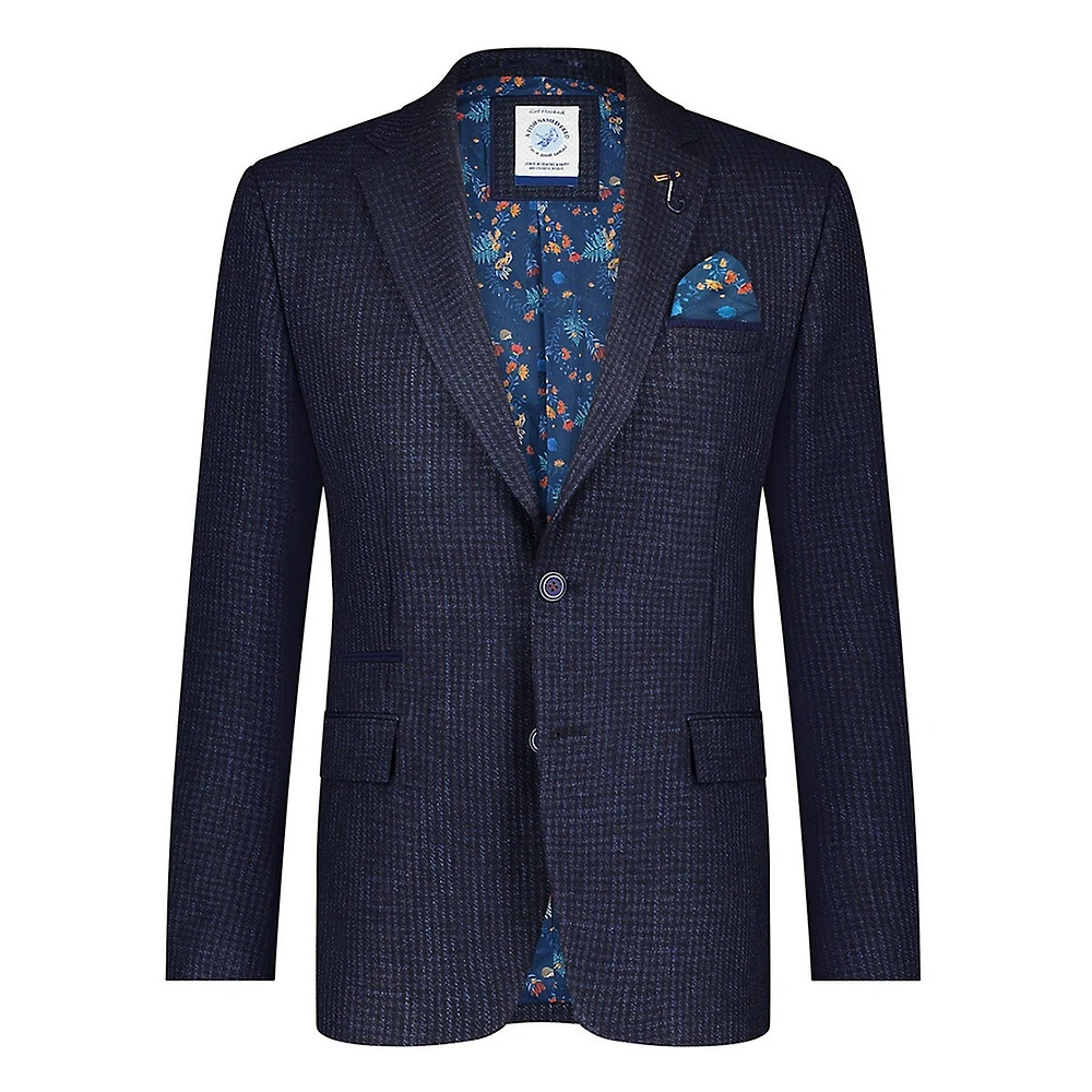 Micro Check Blazer