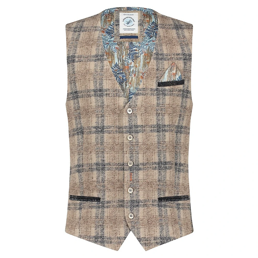 Plaid Vest