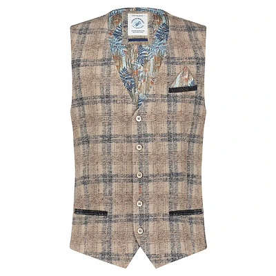 Plaid Vest