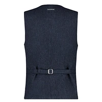 Micro Check Vest