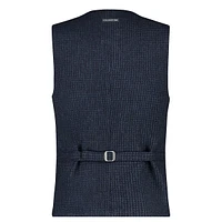 Micro Check Vest