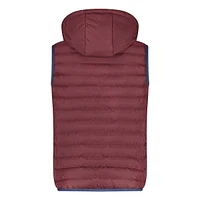 Bodywarmer Channel-Quilted & Hooded Vest