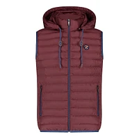 Bodywarmer Channel-Quilted & Hooded Vest