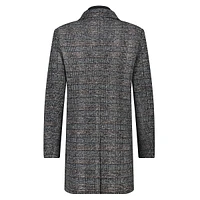 Plaid Gilet Overcoat