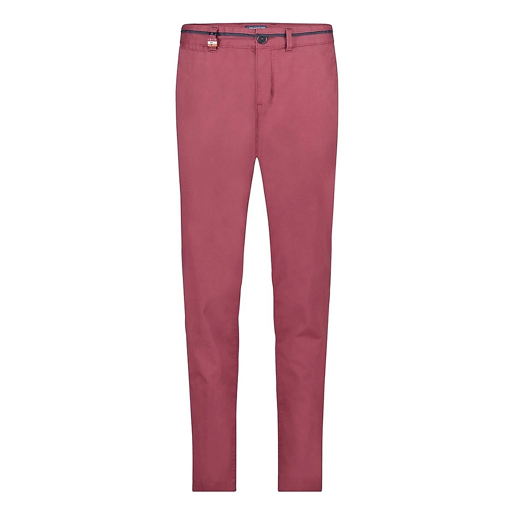 Slim-Fit Garment-Dyed Chino Pants