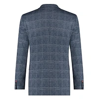 Fred's Threads Regular-Fit Check Blazer