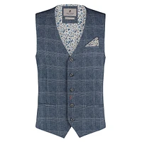 Fred's Threads Check Vest