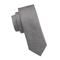 Classic-Cut Two-Tone Slim Tie