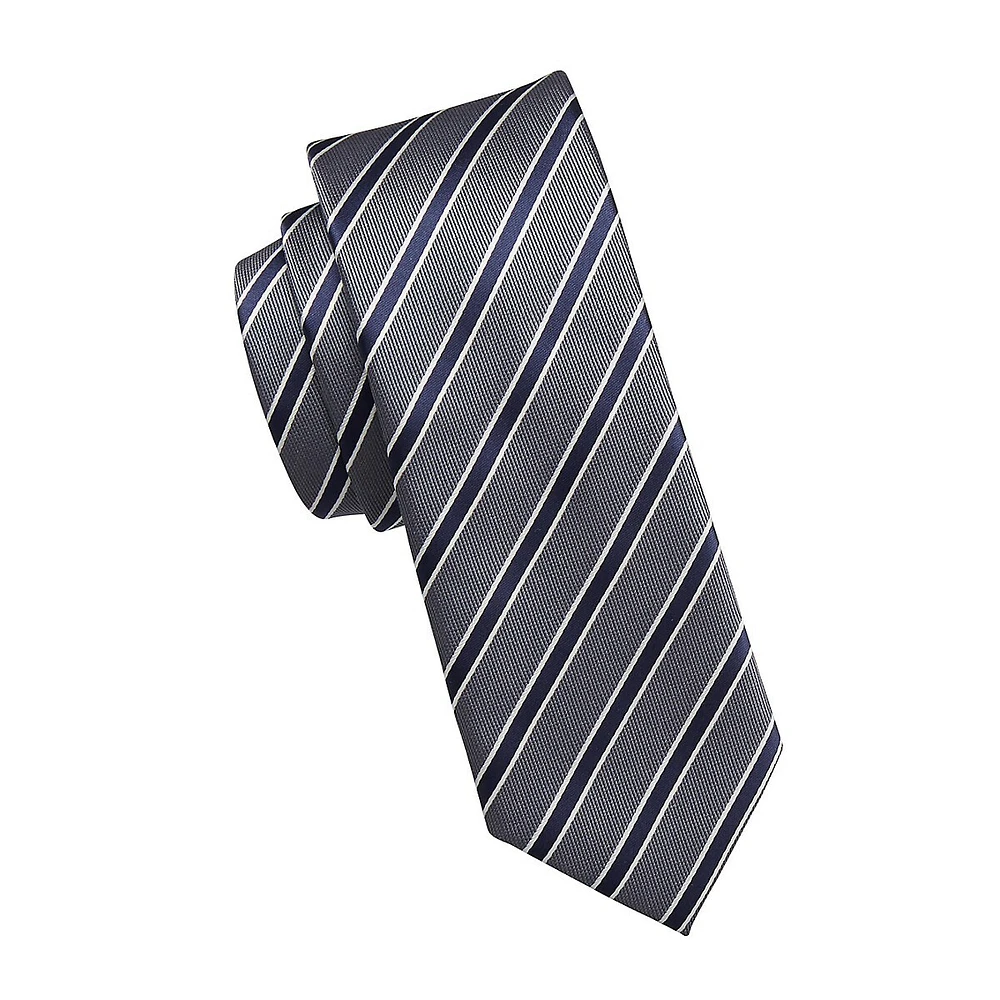 Classic-Cut Stripe Tie