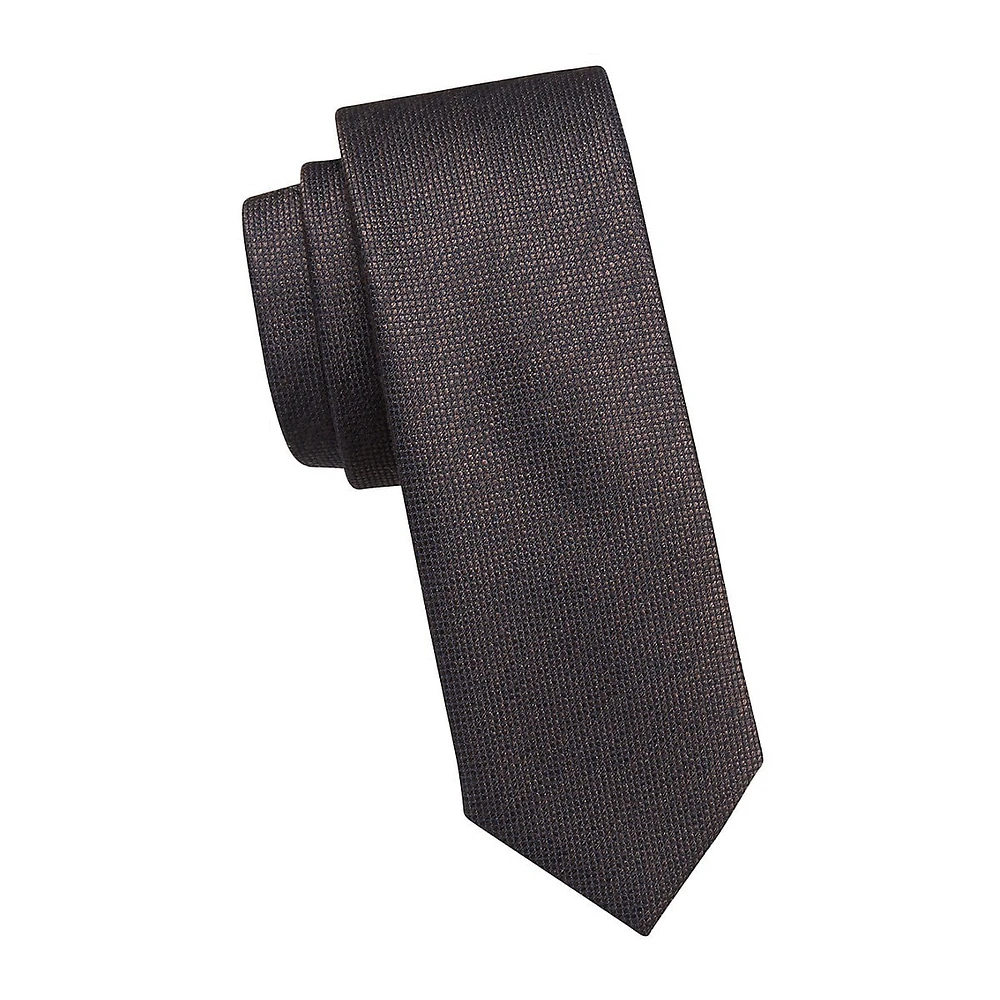 2 Tone Classic-Cut Slim Tie