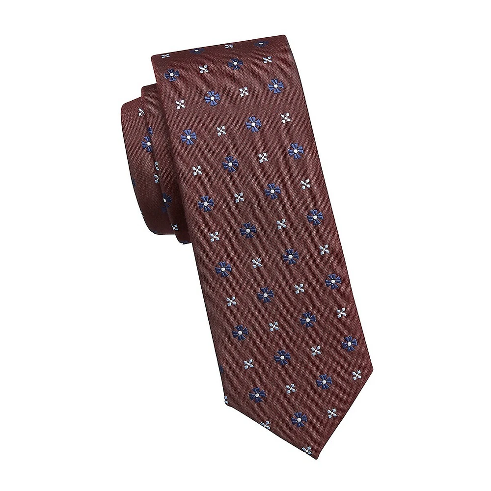 Classic-Cut Geometric Tie