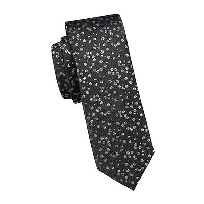 Classic-Cut Floral Tie