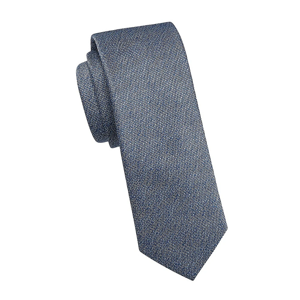 2 Tone Classic-Cut Slim Tie