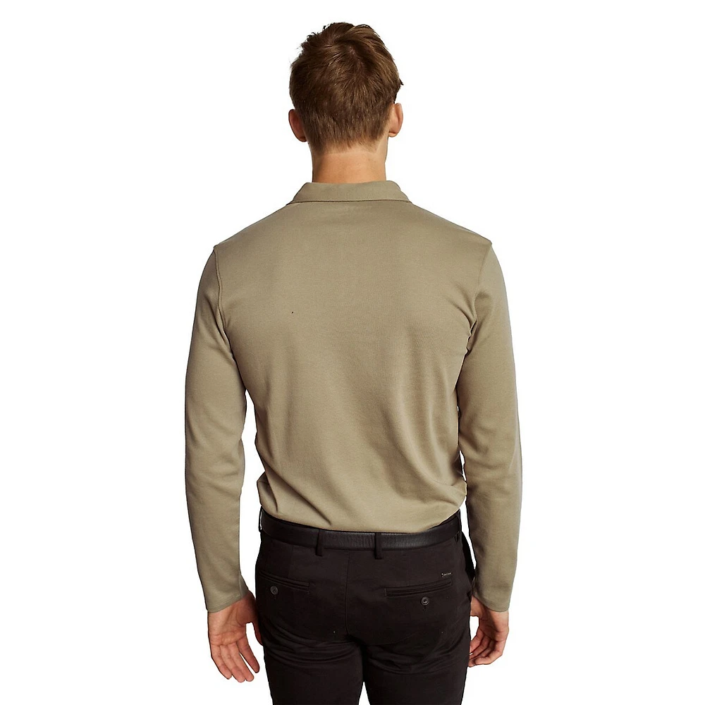 Boreal Long-Sleeve Polo Shirt