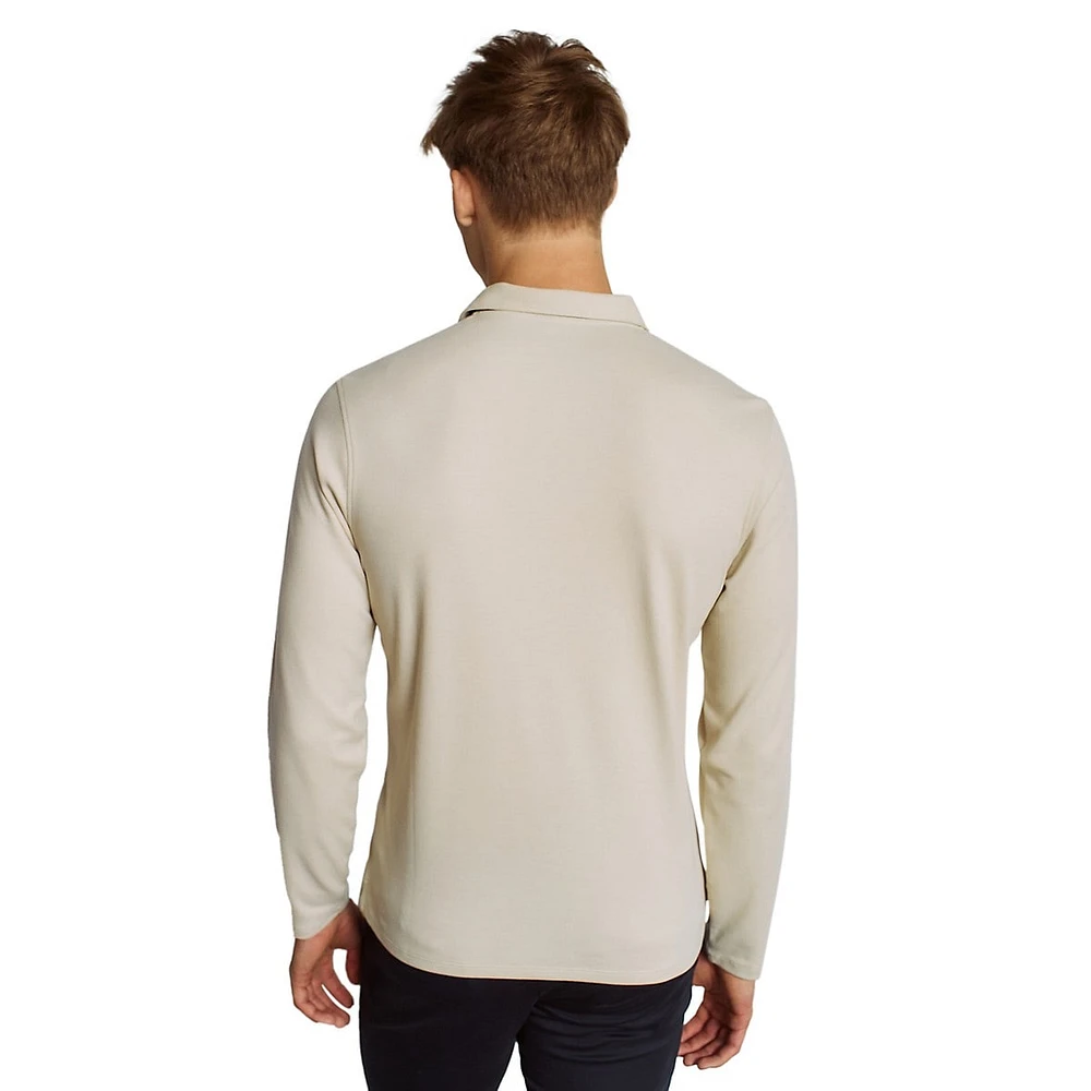 Boreal Regular-Fit Long-Sleeve Polo Shirt