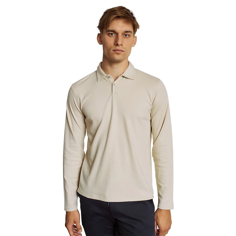 Boreal Regular-Fit Long-Sleeve Polo Shirt