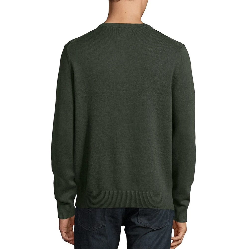 Jupiter Merino Wool-Blend Crewneck Sweater