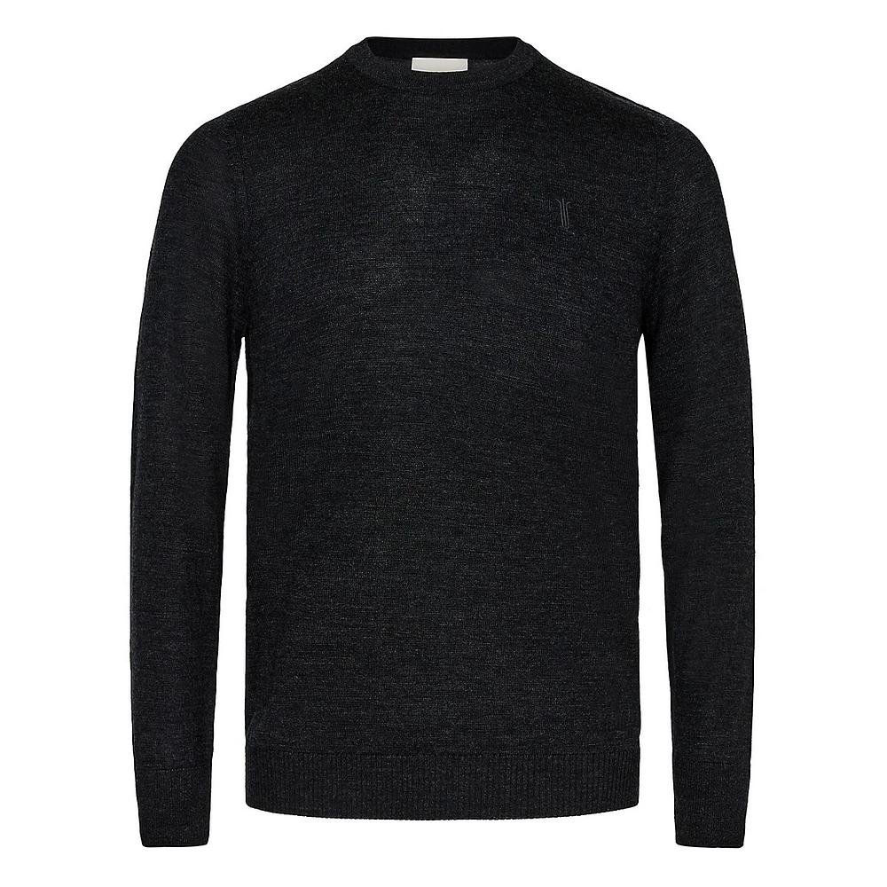 Crew-Neck Merino Wool-Blend Sweater