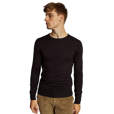 Crew-Neck Merino Wool-Blend Sweater