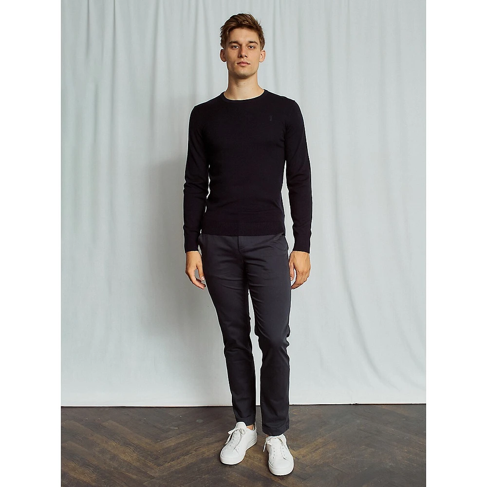 Jupiter Extrafine Merino Wool-Blend Crew-Neck Sweater