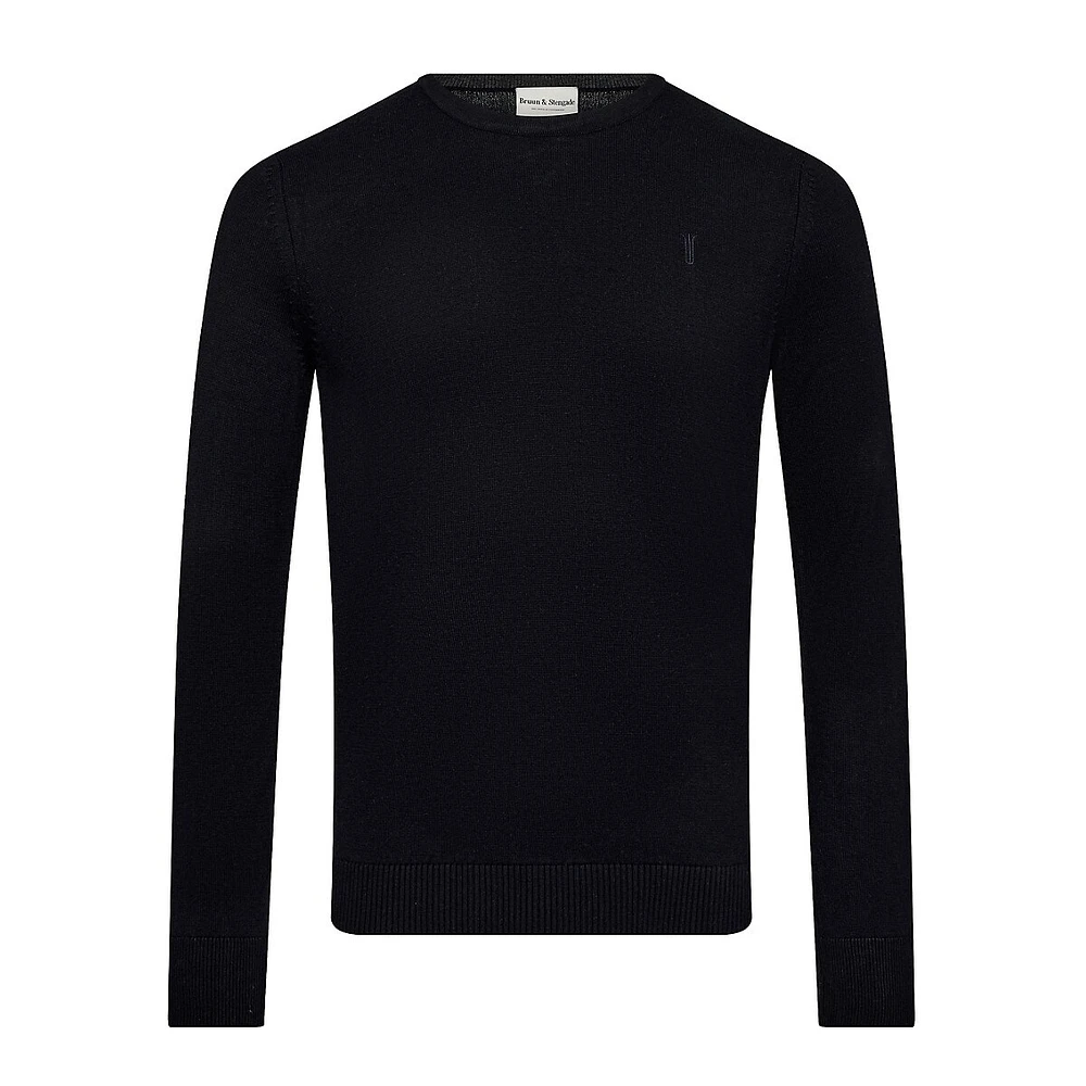 Jupiter Extrafine Merino Wool-Blend Crew-Neck Sweater