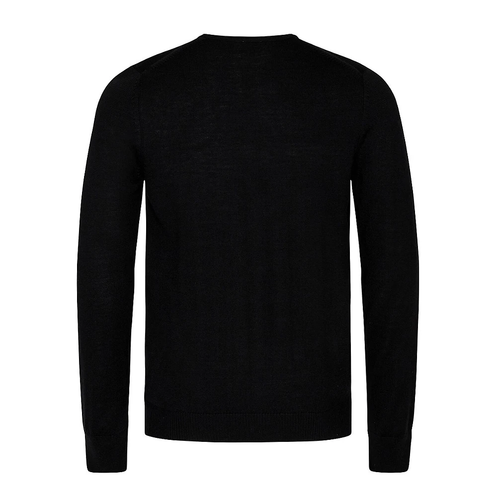 Uranus Extrafine Merino Wool-Blend V-Neck Sweater