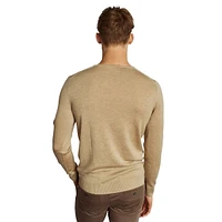 Uranus Merino-Wool Blend V-Neck Sweater