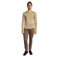 Uranus Merino-Wool Blend V-Neck Sweater