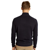 Pelle Extrafine Merino Wool-Blend Quarter-Zip Sweater